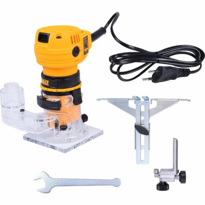 Tupia Elétrica para Laminados 450W com Guia Dwe6000-B2 Dewalt - 220V