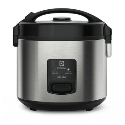 Panela de Arroz Elétrica Electrolux 3,5L Cor Inox Efficient 2 em 1 por Rita Lobo (ERC20)