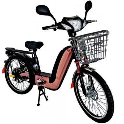 Bicicleta Elétrica Aro 24 Sousa Bike 350W Freio A Disco Com Acelerador - Preto - Bivolt