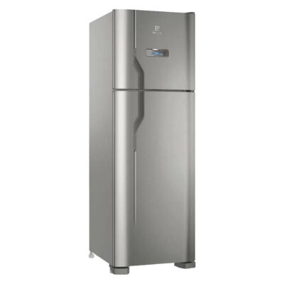 Geladeira Refrigerador Electrolux 371L Frost Free Duplex Dfx41 - Inox - 110 Volts