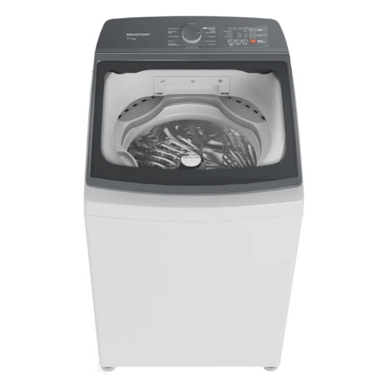 Máquina De Lavar Brastemp Tira Manchas Advanced 17Kg Automática Cesto Inox - Branco - 110 Volts