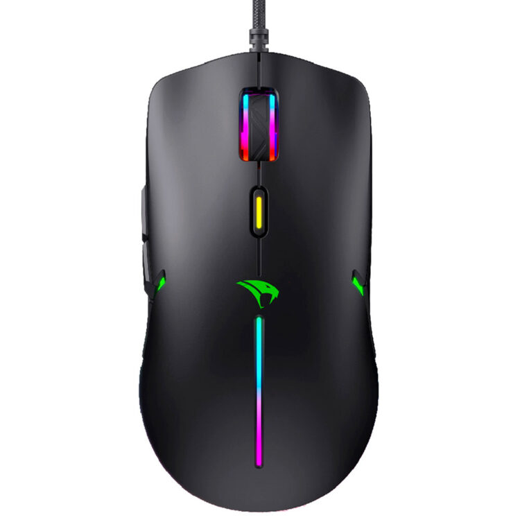 Mouse Gamer Com Fio Viper Pro Mamba Sensor Óptico 6 Botões - Preto - Bivolt