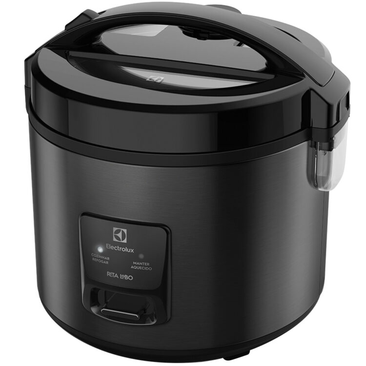 Panela Elétrica De Arroz Electrolux 10 Xícaras 3,5L Efficient Erc30 - Preto - 220 Volts