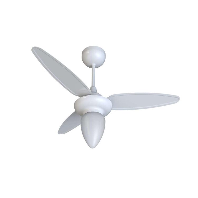Ventilador de Teto Wind Inverter Bivolt Branco 3P 127V/220V Ventisol