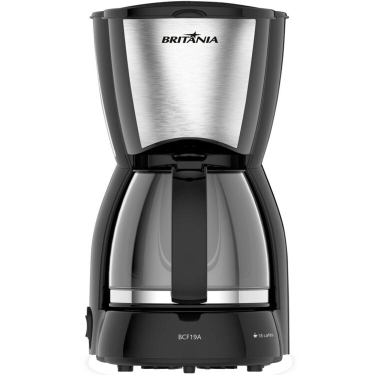 Cafeteria Elétrica Britânia Bcf19 18 Xícaras Jarra De Vidro - 220 Volts