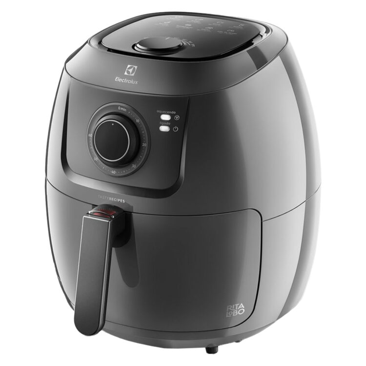 Fritadeira Elétrica Airfryer Electrolux Family Efficient 5L 1700W Eaf50 - Grafite - 220 Volts