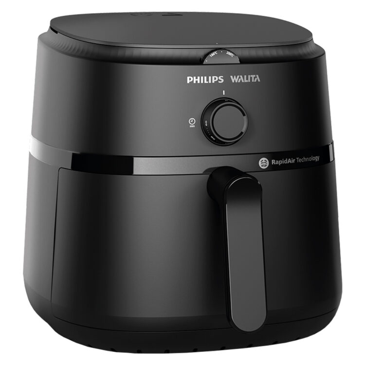 Fritadeira Elétrica Air Fryer Philips Walita Série 1000 6,2L 1700W - Preto - 220 Volts