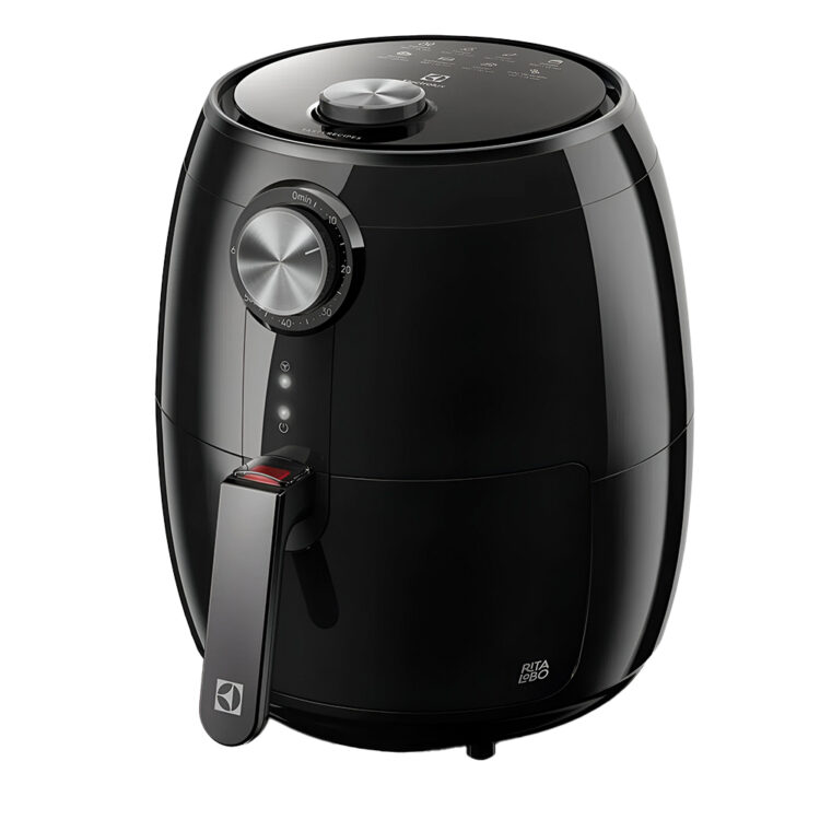 Fritadeira Elétrica Air Fryer Electrolux Efficient Rita Lobo Eaf-15 3,2L - Preto - 220 Volts