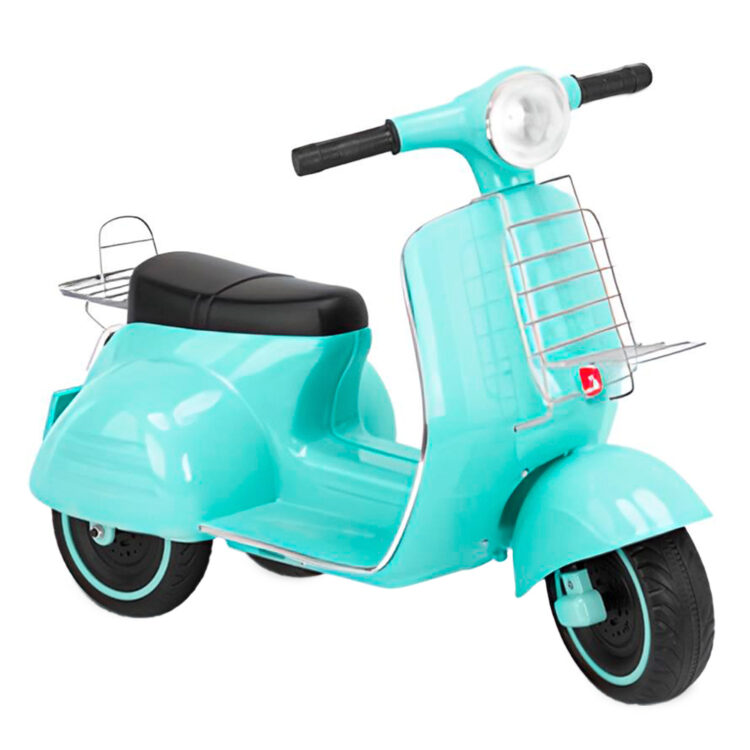 Lambreta Elétrica Bandeirante 6V Com Farol 290 - Turquesa - Bivolt