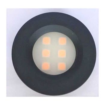 Luminaria LED Luz Branca / Fria Circular 51mm Preto 1 un Blass
