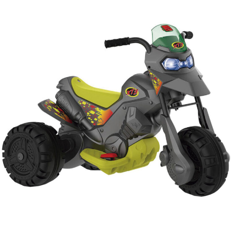 Moto Elétrica Infantil Bandeirante Xt3 6V 2 Marchas - Titanium - Bivolt