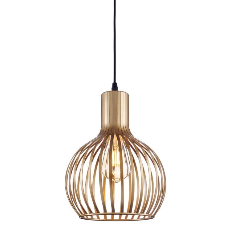 Luminária Pendente Bazho Dourado Kala