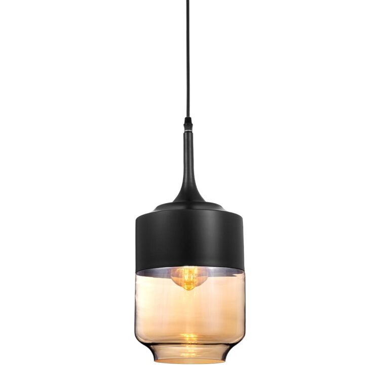 Luminária Pendente Uldure Preto Ambar Kala
