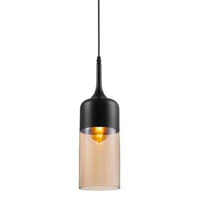 Luminária Pendente Uldure Preto Ambar Kala