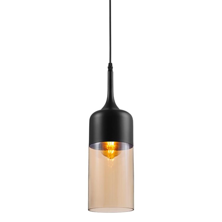 Luminária Pendente Uldure Preto Ambar Kala